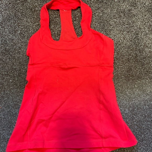 Lululemon Red Tank Top - Picture 1 of 3